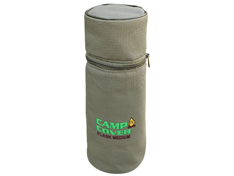 Camp Cover Flask Protector Ripstop Medium Khaki