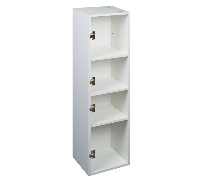 Lusso Mix and Match 1 Door Tall Boy Drawer White 1200 mm