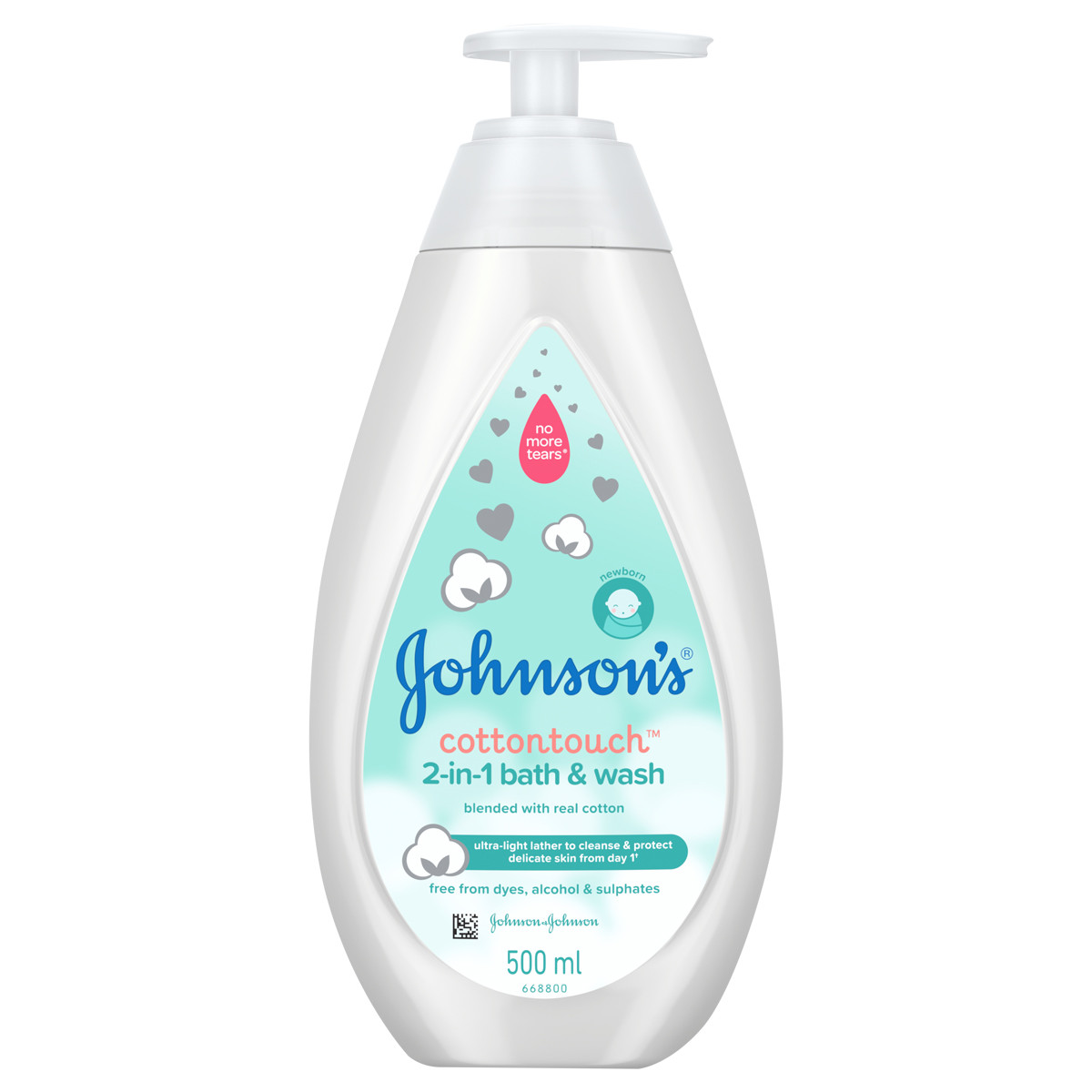Johnson's Baby Cottontouch 2 In 1 Bath & Wash 500ml