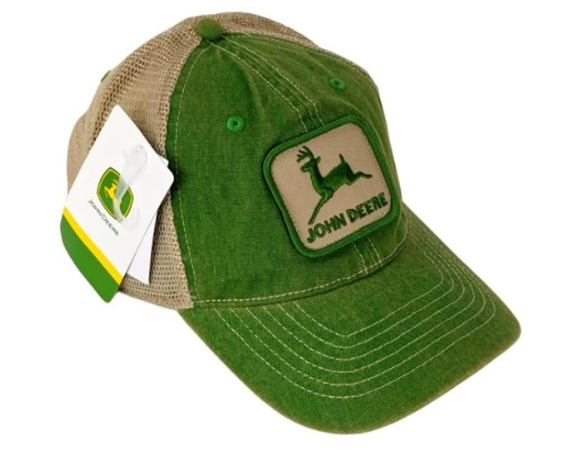 Cap JD Stone Washed Logo John Deere