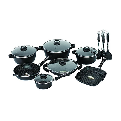 Schumann Blackrock 27pc Cookware Set