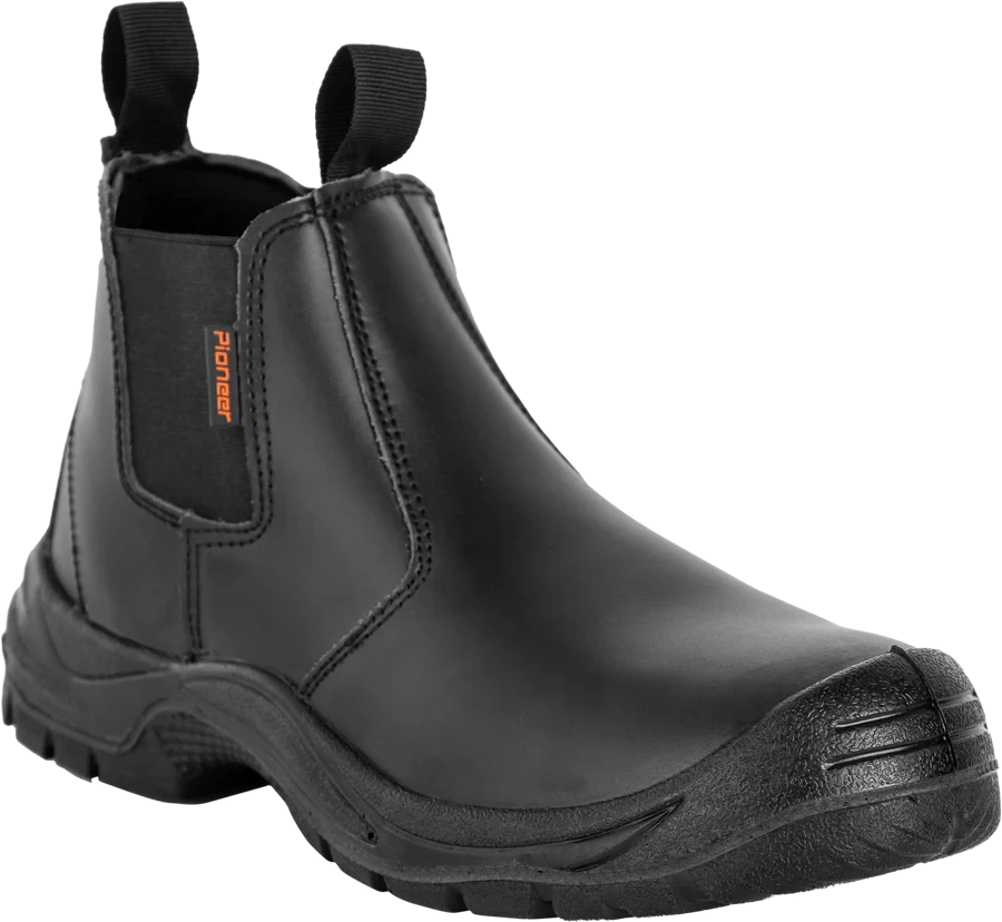 Pioneer Commander Chelsea Safety Boot - NRCS - STC - Black