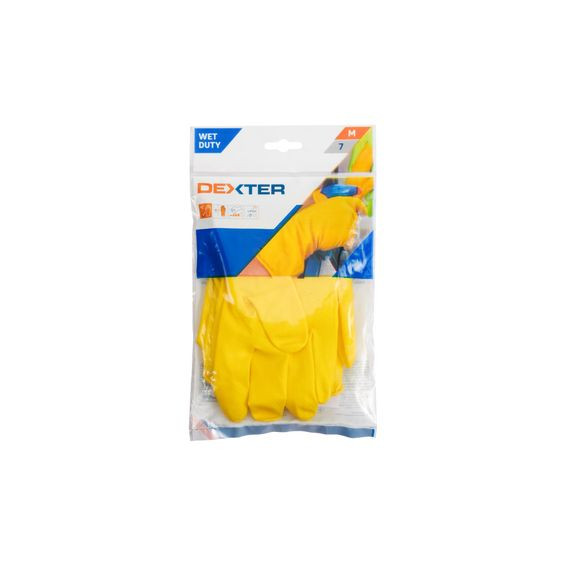 DEXTER CLEANING GLOVES SIZE 7M 1 PAIR