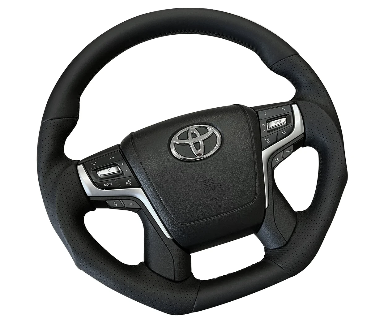 Toyota Land Cruiser Leather Steering Wheel Upgrade