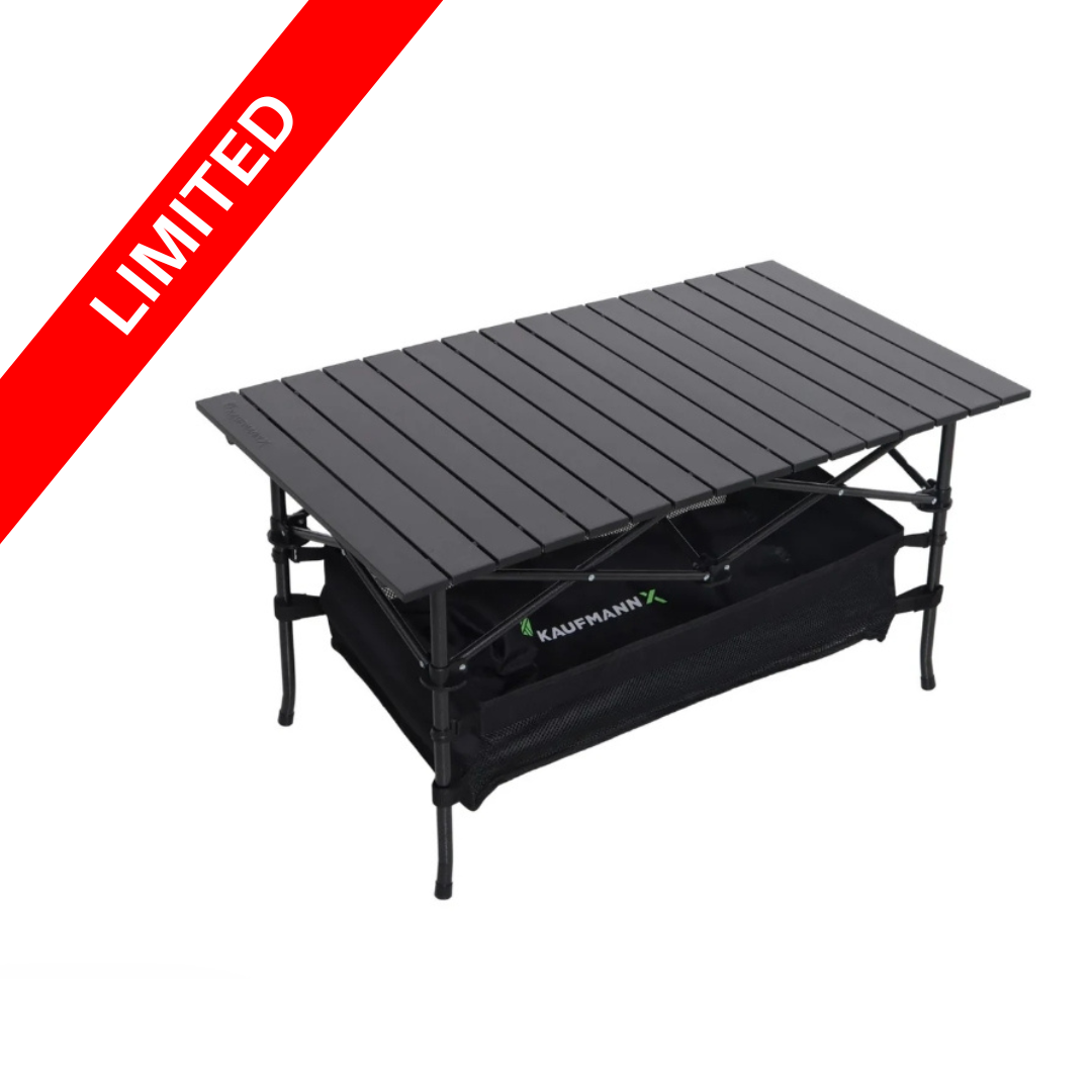 KAUFMANN X ALUMINIUM COMPACT FOLDING TABLE