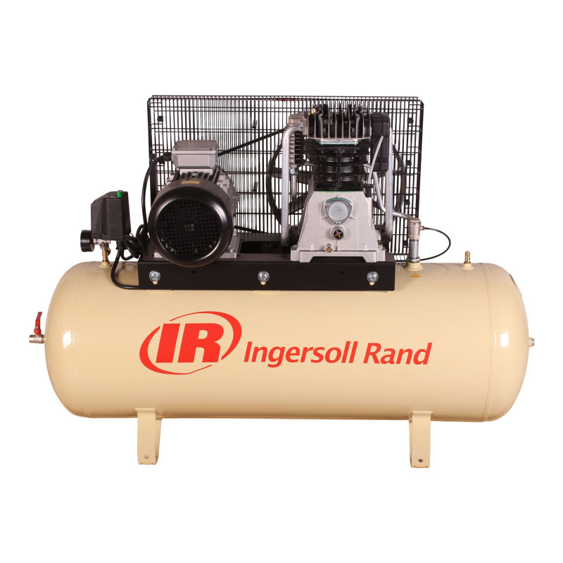 INGERSOLL RAND 200L 4 KW (5.5 HP) 380 V Belt Driven Fixed Receiver Air Compressor