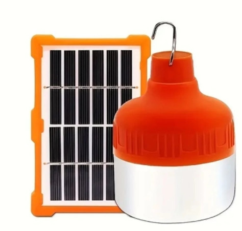Generic Oroku Power OP-021 Solar Hanging Light Bulb 80W With 1000mah Battery LED Camping Light