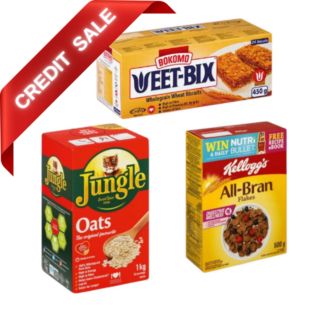 Bokomo Oats -weetbix and all bran -breakfast on special- food Edible Combo  (3)