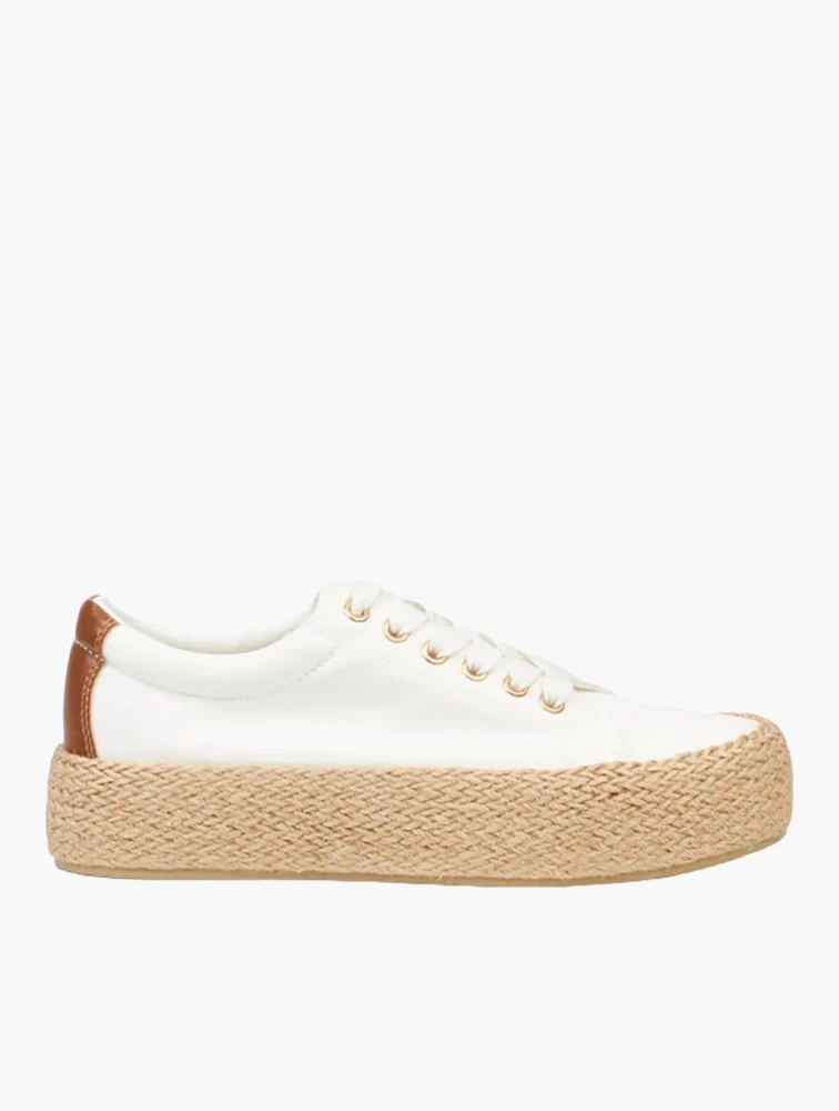 White Quebec 8 Canvas Sneakers