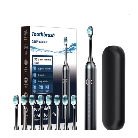 Rechargeable Electric Toothbrush for Adults and Kids 6 Modes