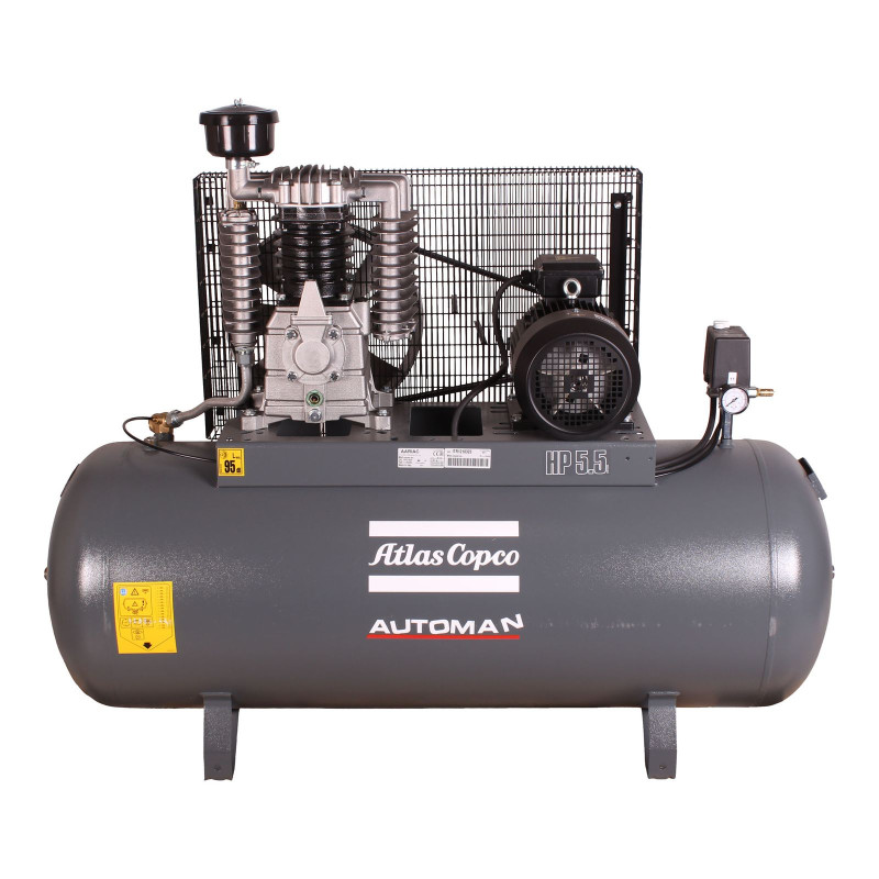 AUTOMAN AC 55 E 270L 4 KW (5.5 HP) 380 V Stationary Air Compressor