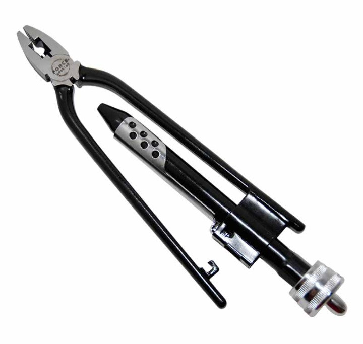 Automatic Safety Wire Twist Plier - Flat Top Jaw