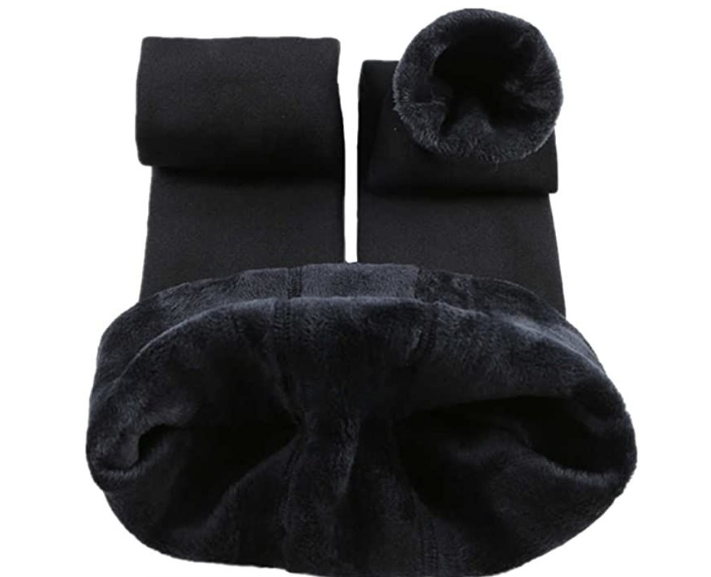 Womens Winter Thermal Legging Pants, Fleece Lined Thick Tights