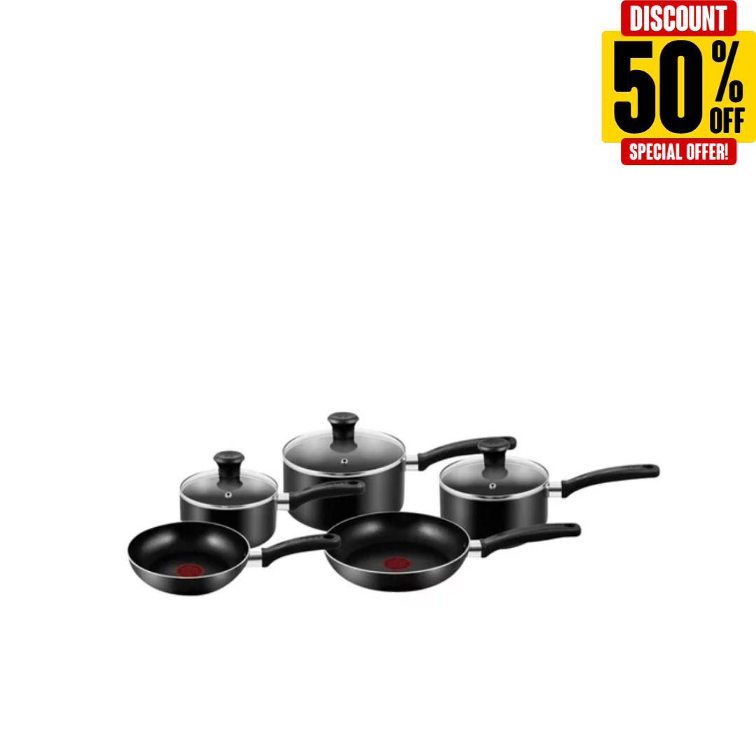 Tefal  8-Piece  Essential Non-Stick Cookware Set