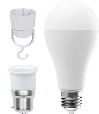 230VAC 9W E27/B22 DAYLIGHT LED A60 EMG. LAMP DIMMABLE