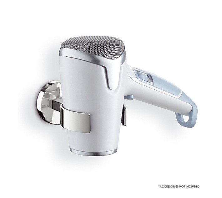 Zack Scala Hair Dryer Hook Silver 125 x 120 x 65 mm
