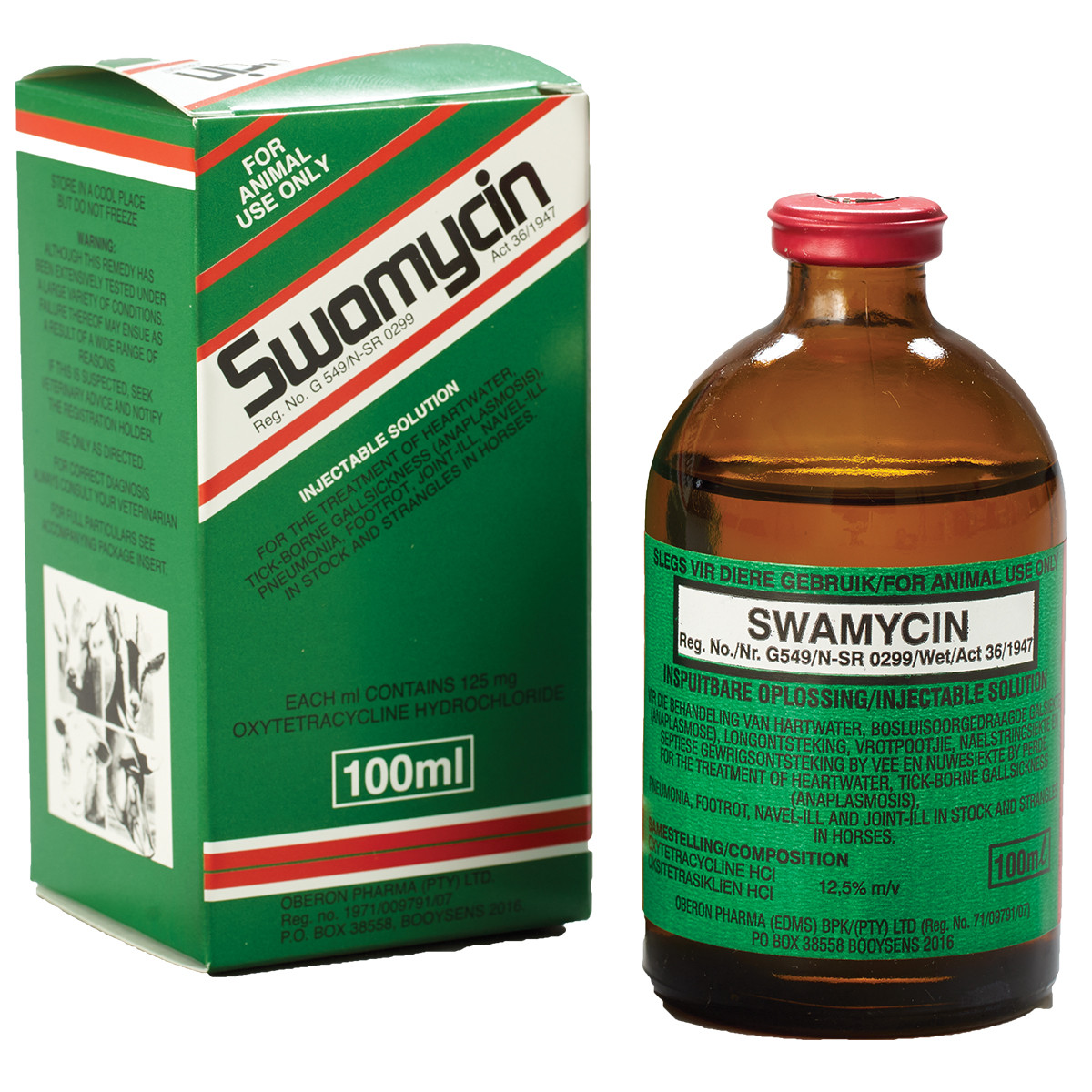 SWAMYCIN 100ML CATTLE, SHEEP, GOATS AND PIGS