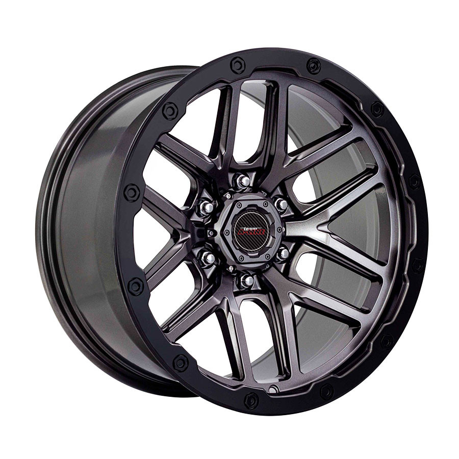 17″ A-Line bounty 6/139 Titanium Black Lip Alloy Wheels