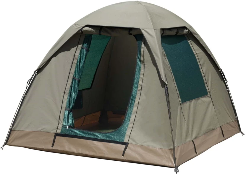 Camp Master Chobe Dome Canvas Tent - For 5 Person  (Beige)