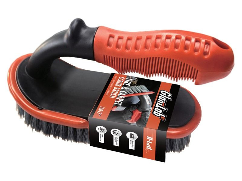 GLANZLAB Tire & Carpet Brush