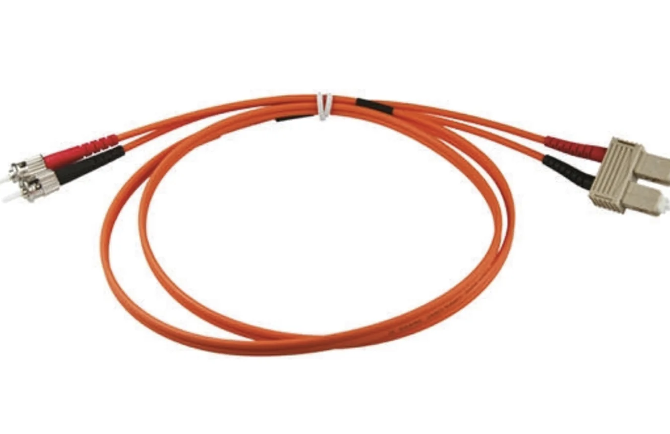 OM1 Multi Mode OM1 Fibre Optic Cable, 62.5/125μm, Orange, 3m