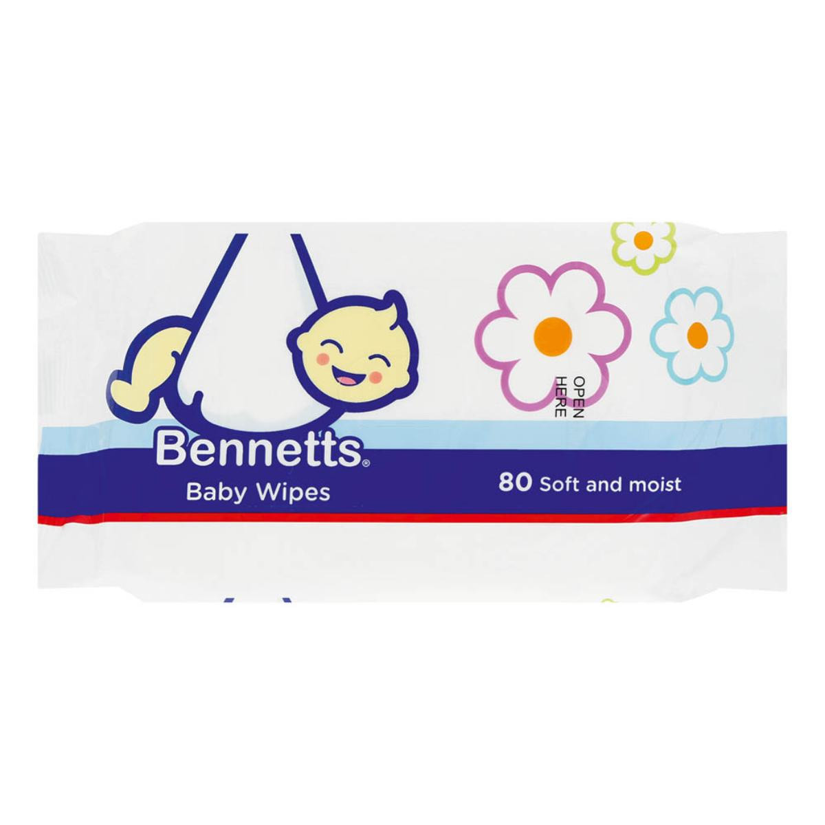 Bennetts Baby Wipes 80's