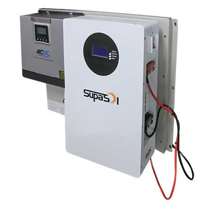 SOLAR BACK-UP EASY INST KIT 3KVA 24V INV+2560WH LITH BATTERY