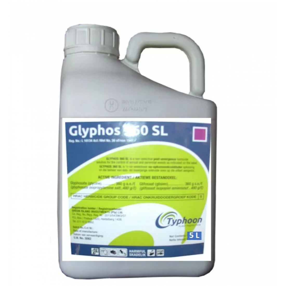 Glyphos 360 Herbicide Weed Killer 5L Gluphosate