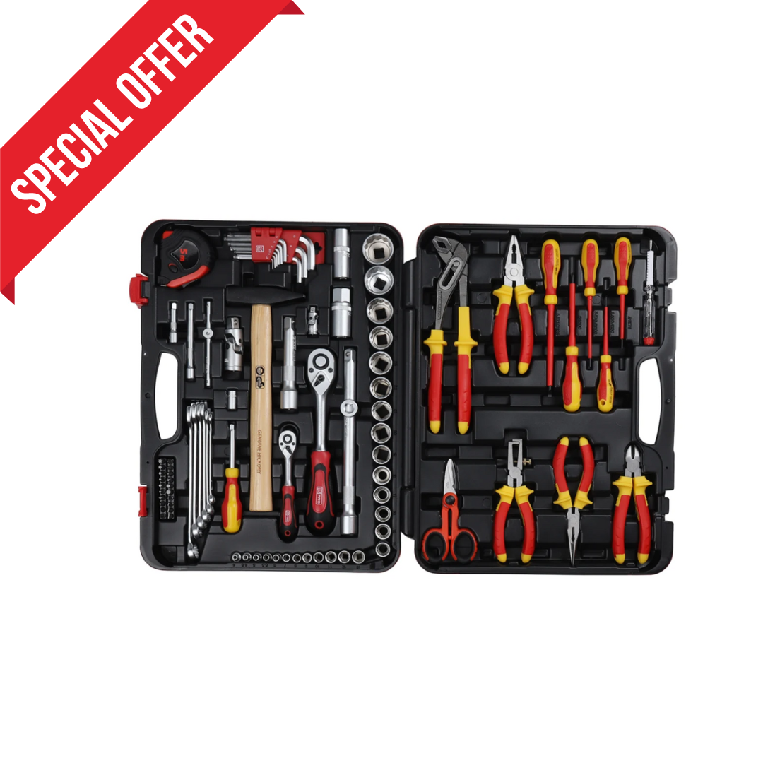 RS PRO 88 Piece Electricians Tool Kit with Case, VDE Approved