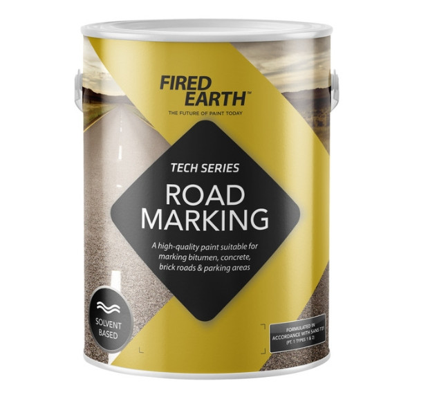 Fired Earth Road Marking Paint Yellow 5 L