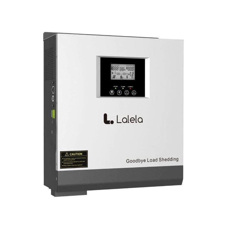 LALELA HYBRID INVERTER 24V 3000VA/3000W PURE SINEWAVE 60A PWM CONTROLLER