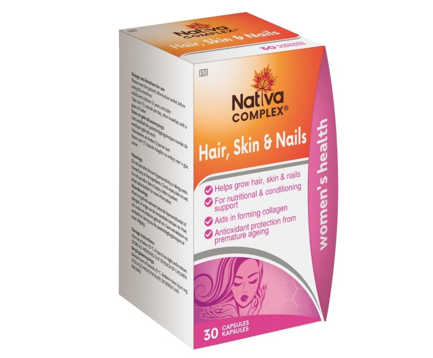 Nativa Hair,Skin & Nail Complex Capsules - 30's