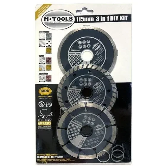 M-Tools 115mm Diamond Blade DIY Pack
