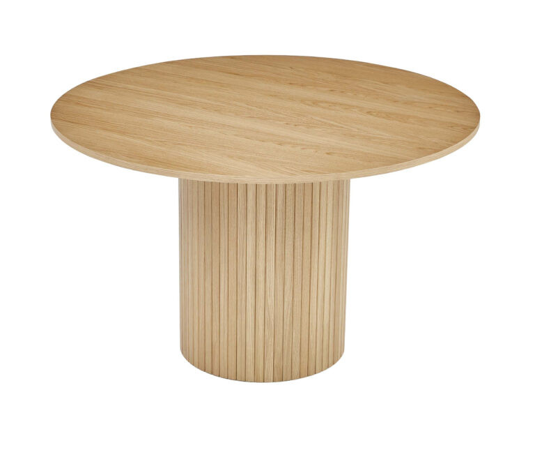Caesar Round Dining Table – Walnut or Oak Finish