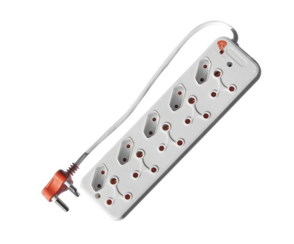 PowerWorx 10-Way Surge Protected Multi-Plug - White