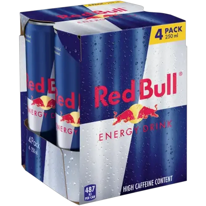 Red Bull Energy Drink 4 x 250ml