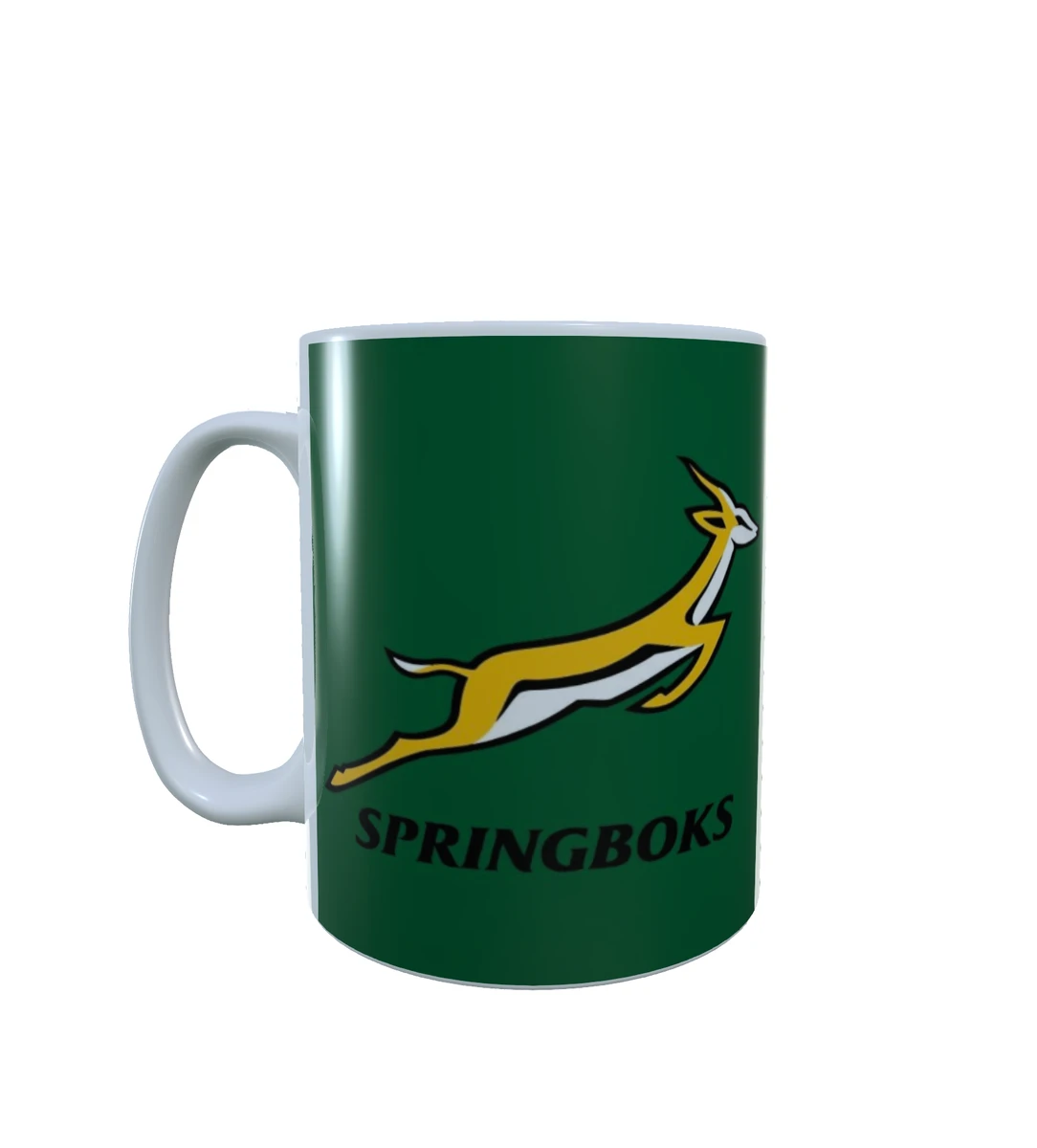 Springboks Green Background - Aesthetic - Coffee Mug