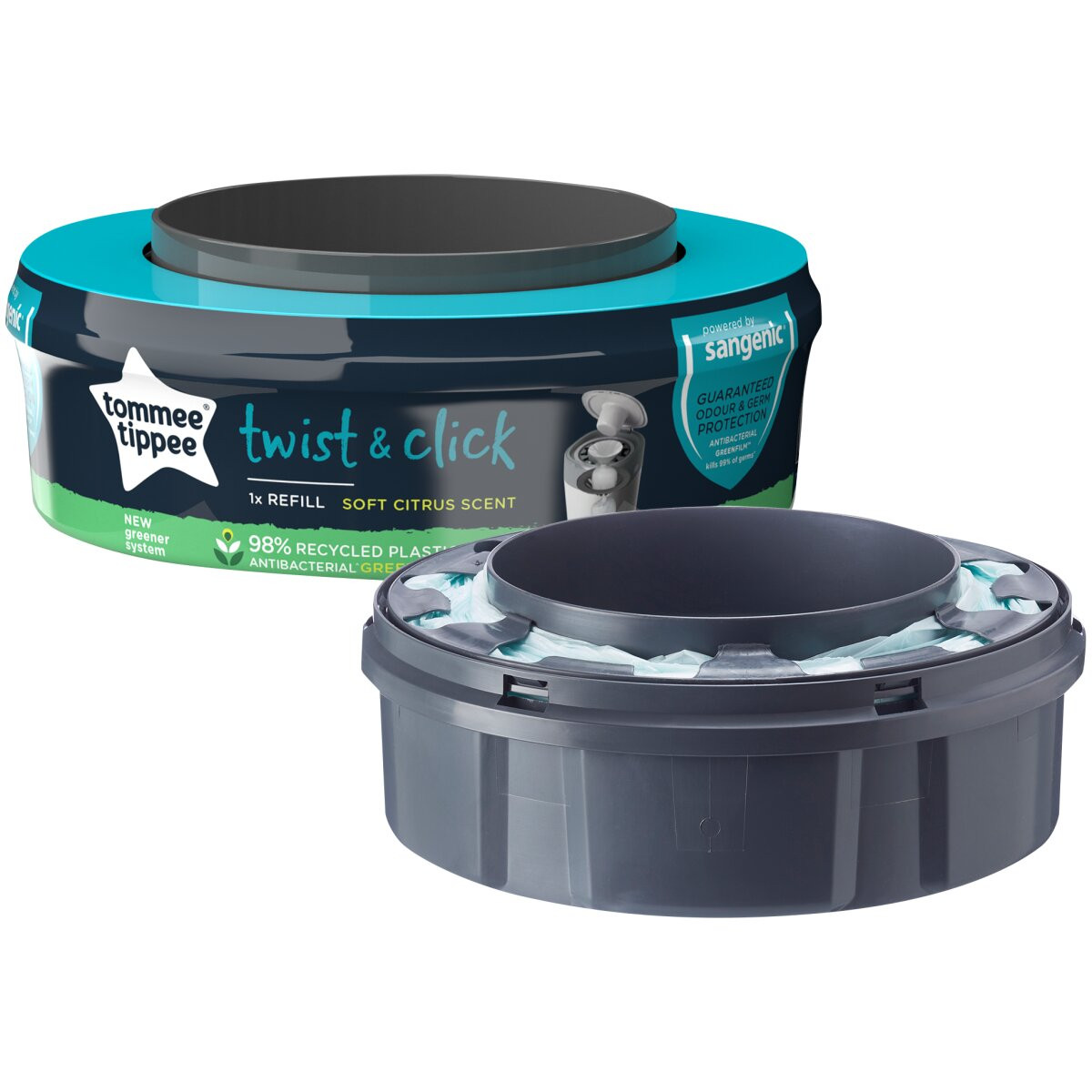 Sangenic Twist & Click Cassette 1pk Eco Friendlier