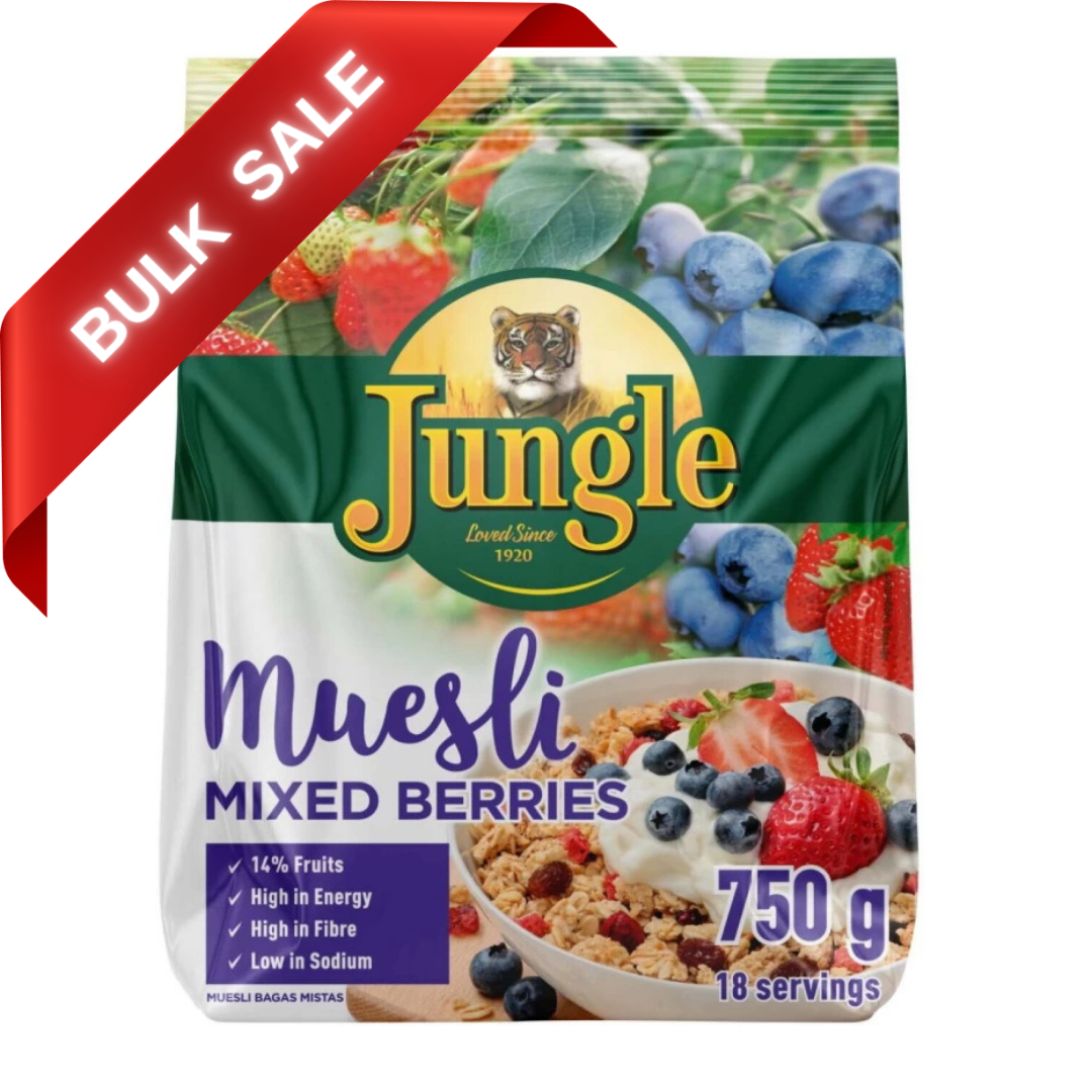 Jungle Muesli Mixed Berries Pouch  (750 g)