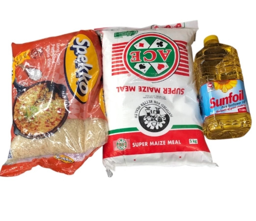 Sunfoil 5kg Rice, 5kg Pap & 2L Oil Combo Edible Combo  (3)