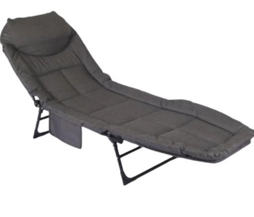 Generic Camping Stretcher with Pad and Pillow Folding chair