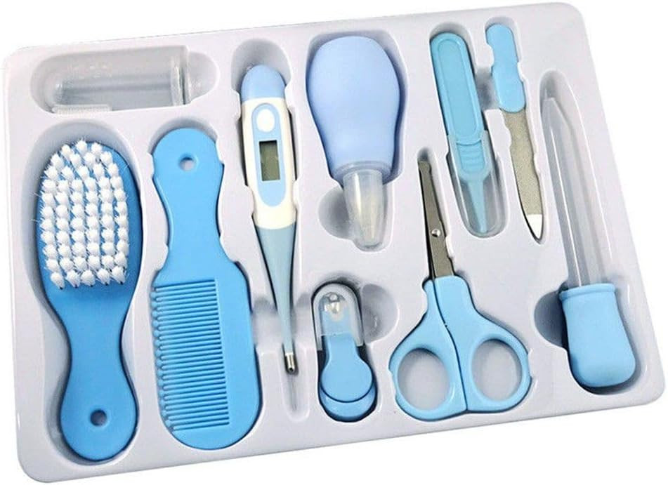 Jack Brown 10-In-1 Baby Care Kit, Blue