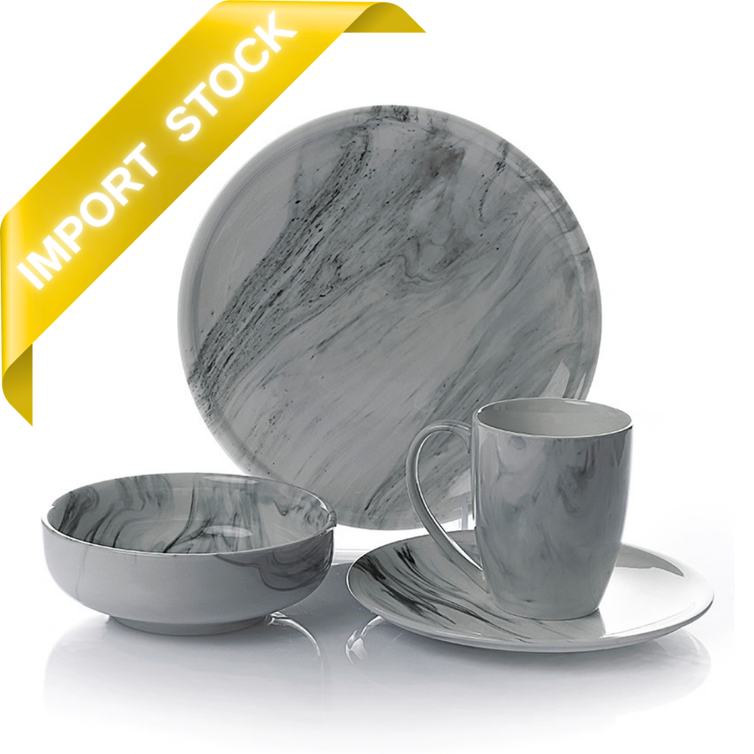 Fine Porcelain Plate Dishes Party Tableware Blue and Black Japanese Dinnerware Set, Restaurant Dinnerware/