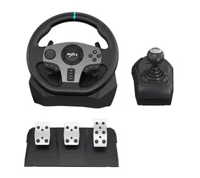 DW PXN V9 Gaming Steering Wheel 270/90 degree with 3 Pedals and Gear Shifter
