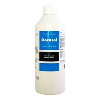Docusol Constipation and Bloating Relief for Cattle (500ml)