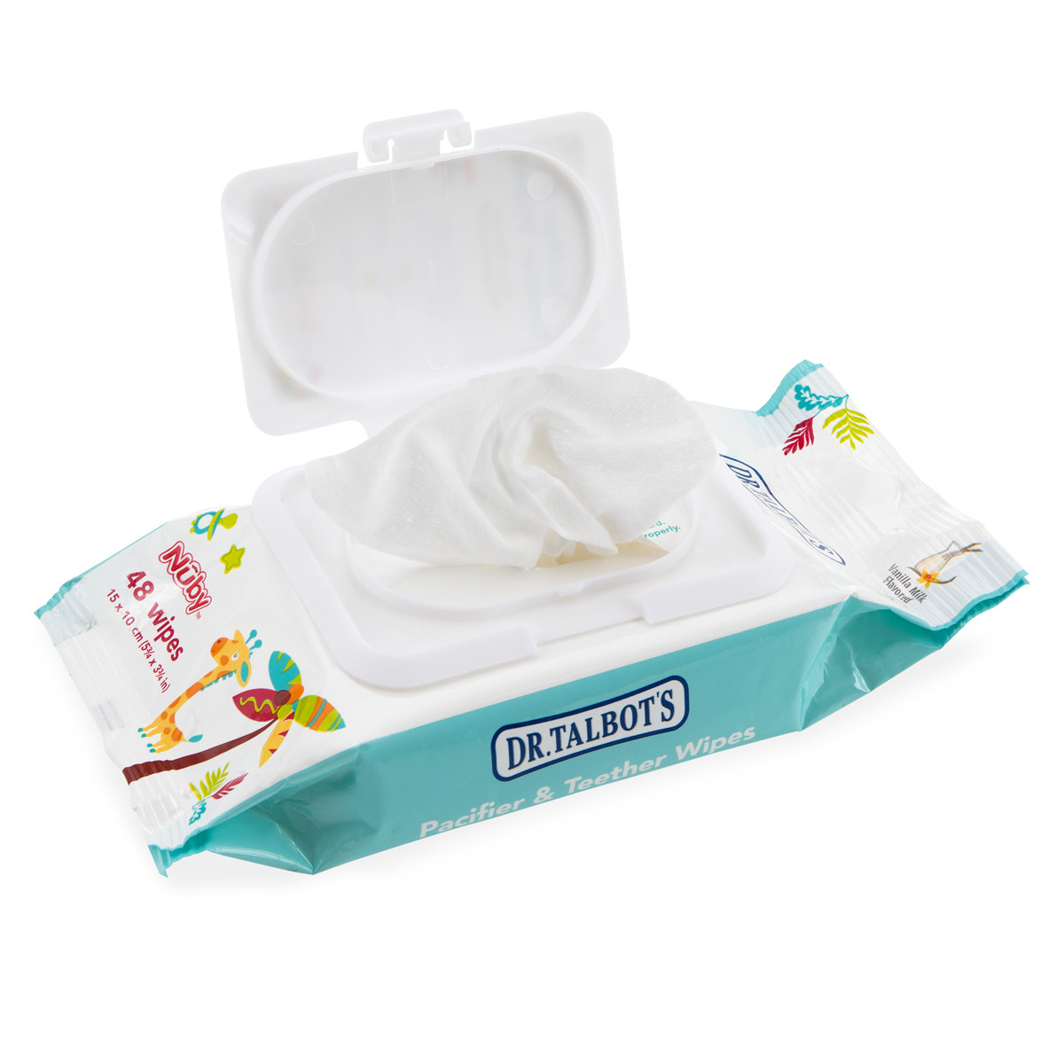 Nuby Citro Natural Soother & Teether Wipes 48's