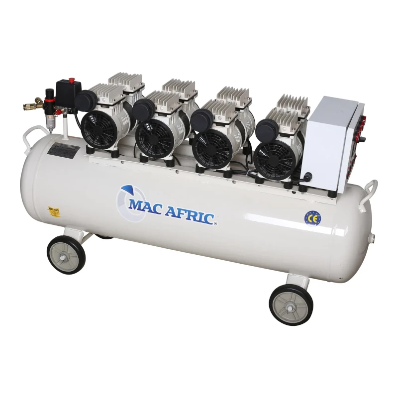 MAC AFRIC 100L Silent Oil Free Compressor 1.5 KW (2 HP) 230 V