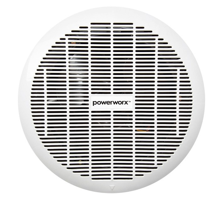 PowerWorx 10-Inch Round Ceiling Extractor Fan Quiet, High-Volume Ventilation for Home