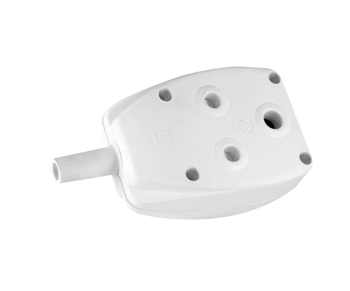 Janus Coupler Double PVC - White