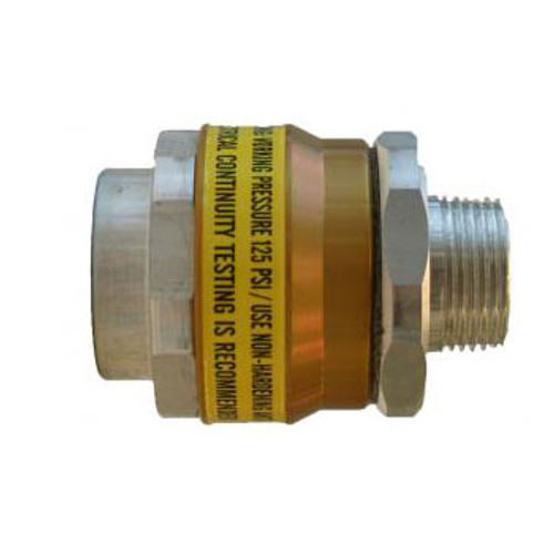 Morrison 122ALV0100AS - 1" Male x 1" Female Aluminum Hose Nozzle Swivel